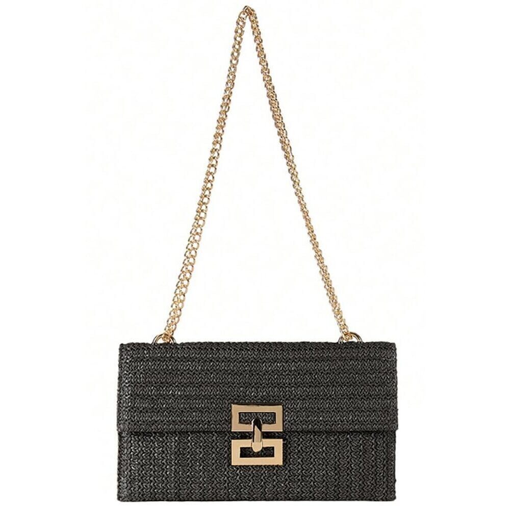 5985 Summer Straw Clutch Purses Boho Woven Beach Bag Envelope Wallet Flap